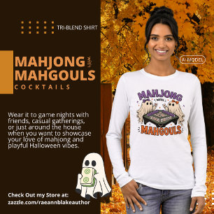 Mahjong mit Mahgouls Tri-Blend-Shirt Tri-Blend Shirt