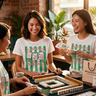 Mahjong mit meinen Mah-Mädchen, süßes Mahjong T-Shirt