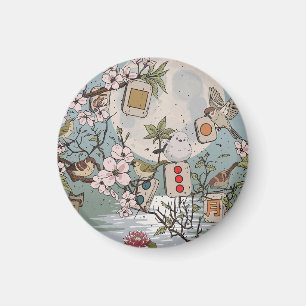 Mahjong Mondaufgang Magnet