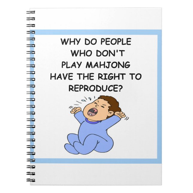 MAHJONG NOTIZBLOCK (Vorderseite)