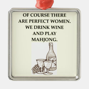 MAHJONG ORNAMENT AUS METALL