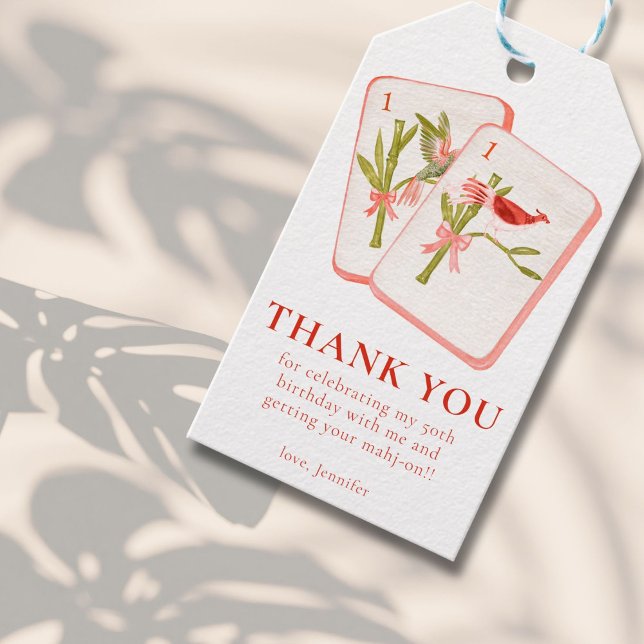 Mahjong Party Geschenkanhänger (Von Creator hochgeladen)