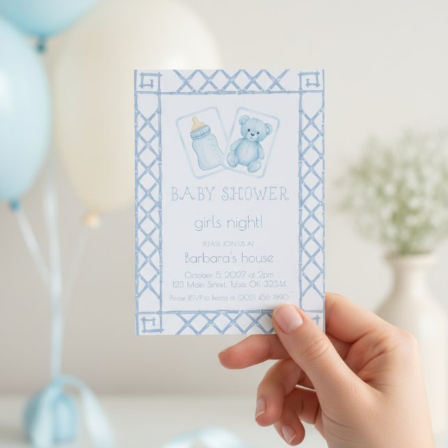 mahjong party lover Green Dragon Bamboo Einladung (Von Creator hochgeladen)