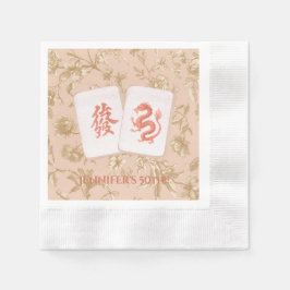Mahjong-Party-Serviette, Toile Serviette