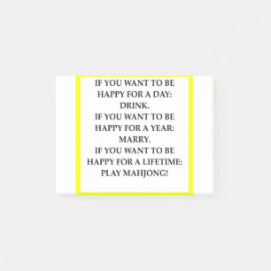 MAHJONG POST-IT KLEBEZETTEL