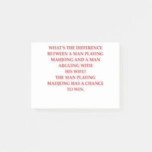 MAHJONG POST-IT KLEBEZETTEL