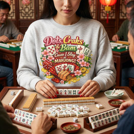 Mahjong-Punkte, Knallen und Bäm Sweatshirt