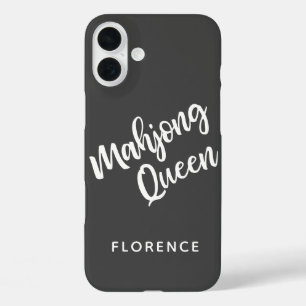 Mahjong Queen Personalisiert iPhone 16 Plus Hülle