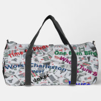 Mahjong-Reißverschluss-Tasche groß