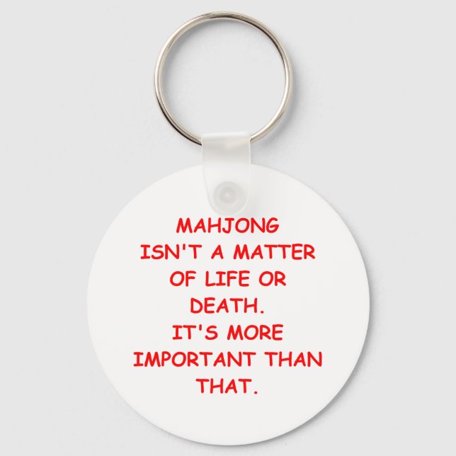 MAHJONG SCHLÜSSELANHÄNGER (Vorderseite)