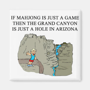 MAHJONG-Spieler Magnet