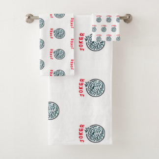MahJong-Spielsymbol Joker-Kachel Badhandtuch Set
