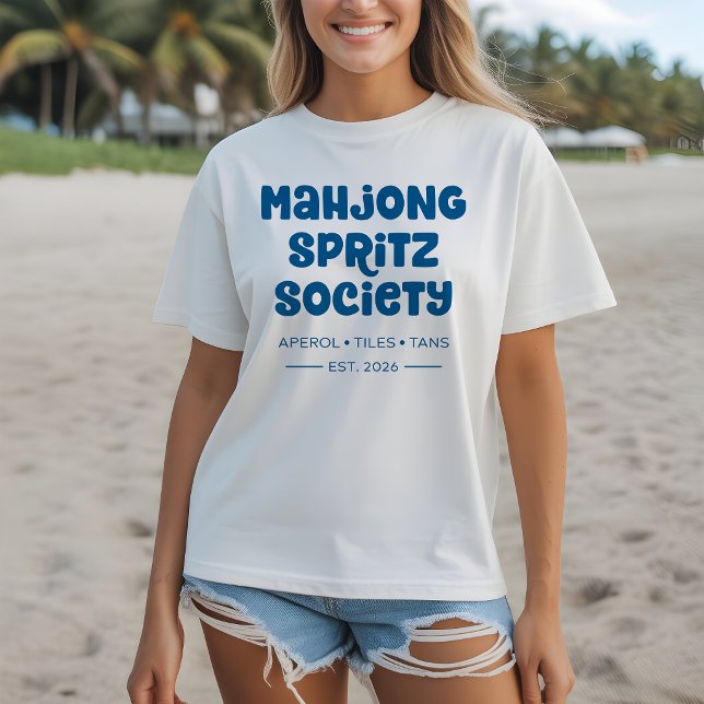 Mahjong Spritz Society T-Shirt (Von Creator hochgeladen)
