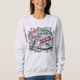 Mahjong-Sprüche Sweatshirt