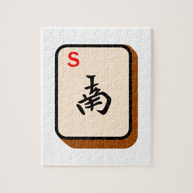 Mahjong Süd Puzzle (Vertikal)