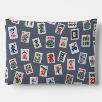 Mahjong Symbole auf dunkelblau