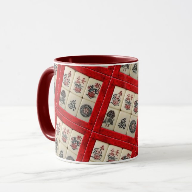 Mahjong Tasse (Vorderseite Links)