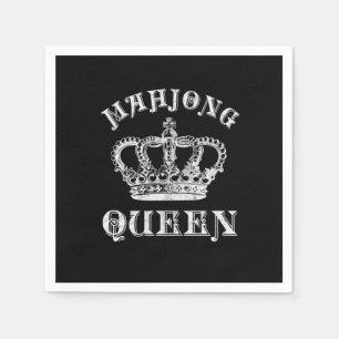 Mahjong Tile-basiertes chinesisches Spiel Gambler  Serviette