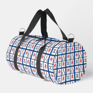 Mahjong Tiles Design Duffel Bag Duffle Bag
