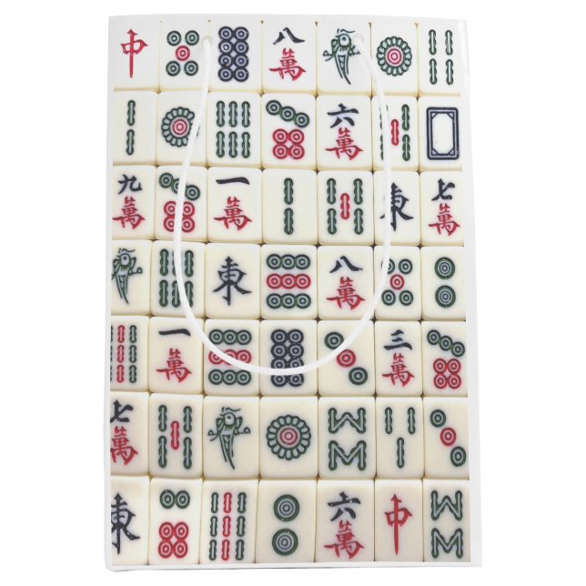 Mahjong Tiles Mittlere Geschenktüte (Vorderseite)