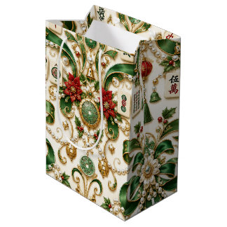 Mahjong Weihnachten Mittlere Geschenktüte
