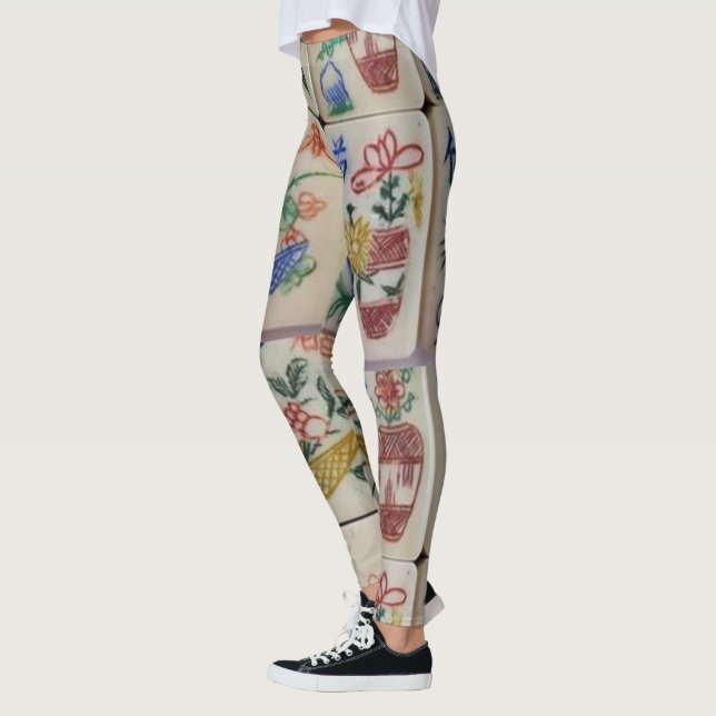 Mahjong White Leggings (Links)