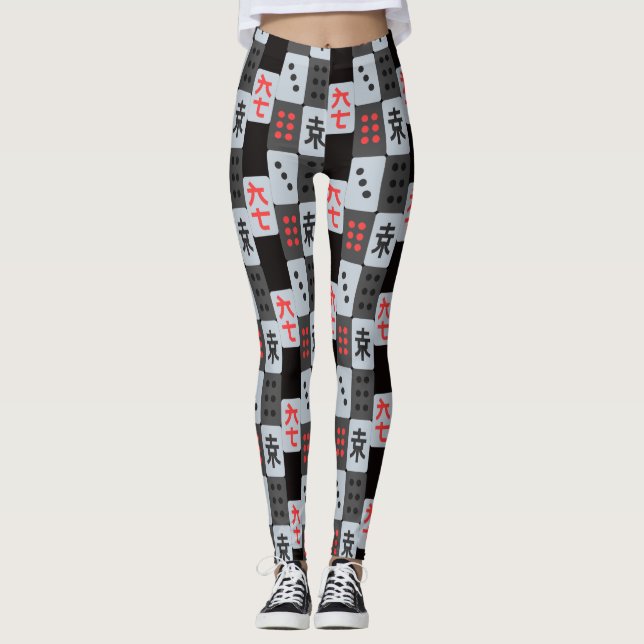 Mahjong Zelt Leggings (Vorderseite)