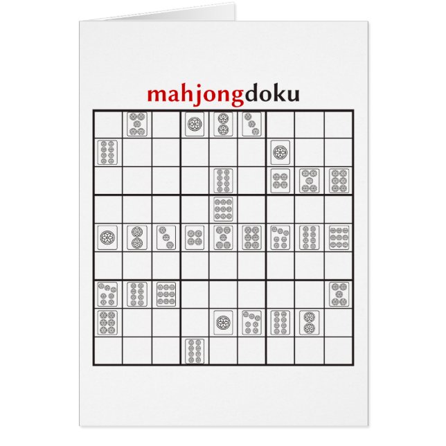mahjongdoku Kreis (Vorne)