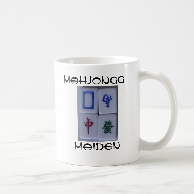 Mahjongg Mädchen Tasse (Rechts)