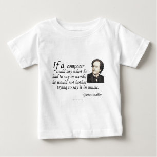 Mahler auf dem Verfassen Baby T-shirt