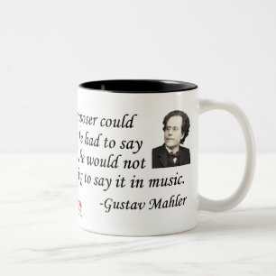 Mahler auf dem Verfassen Zweifarbige Tasse