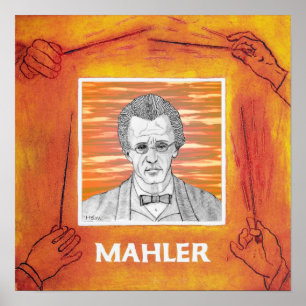Mahler-Druck Poster