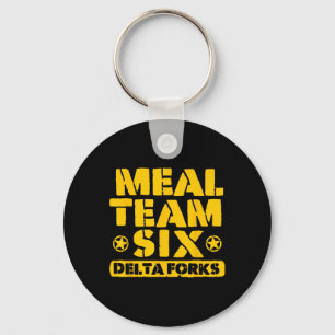 Mahlzeit Team Sechs Delta Gabeln Schlüsselanhänger