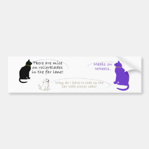 Mahlzeiten auf Rad-Autoaufkleber Autoaufkleber