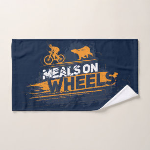 Mahlzeiten auf Radfahrer-Liebhabern Wild Trail Handtuch