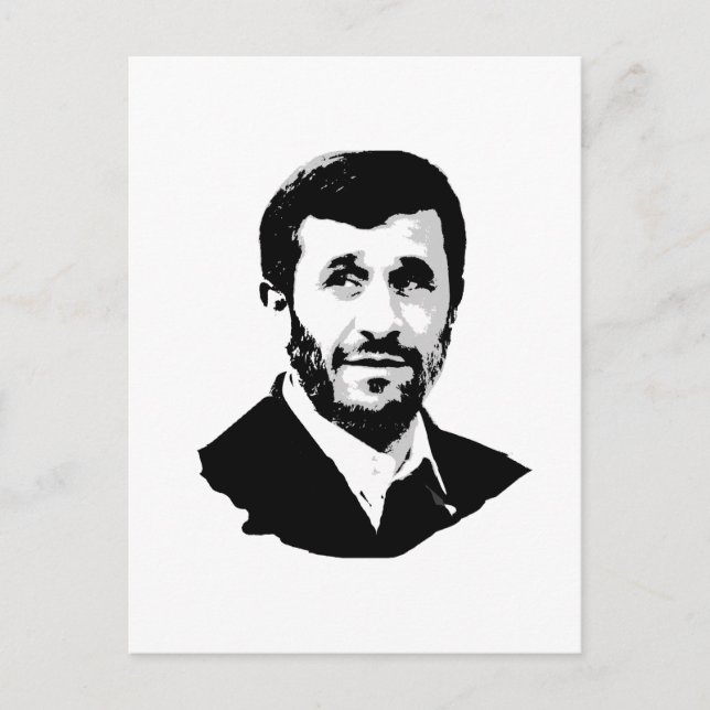 Mahmoud Ahmadinejad Postkarte (Vorderseite)