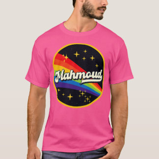 Mahmoud Regenbogen im Weltraum Vintager Stil T-Shirt