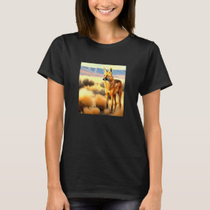 Mähnenwolf Hund Wilde Hunde Tier T-Shirt