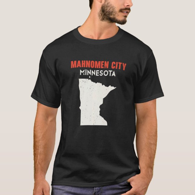 Mahnomen city Minnesota USA Staat America Travel M T-Shirt (Vorderseite)