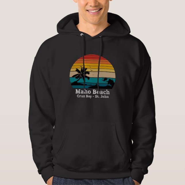 Maho Beach Cruz Bay - St. John Hoodie (Vorderseite)