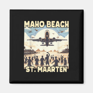 Maho Beach St. Maarten Magnet