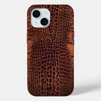 Mahogany Alligator Classic Reptile Leder (Imitate) Case-Mate iPhone Hülle