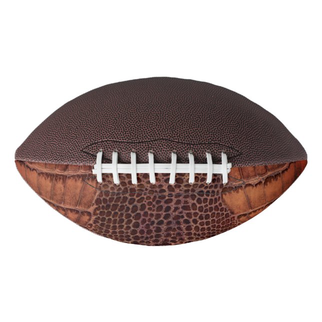 Mahogany Alligator Classic Reptile Leder (Imitate) Football (Vorderseite)