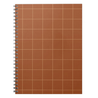 Mahogany Checkered-Notebooks Notizblock