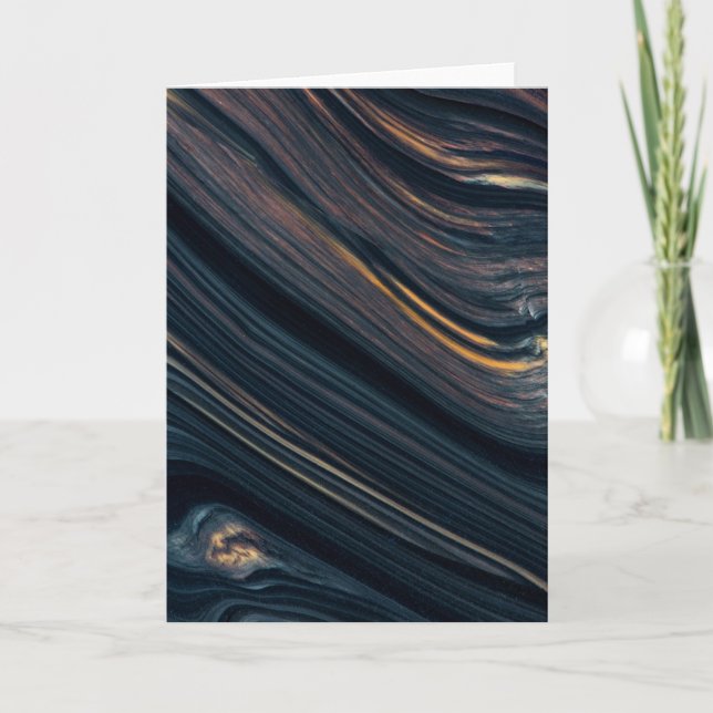 Mahogany Goldsheen Obsidian Karte (Vorderseite)