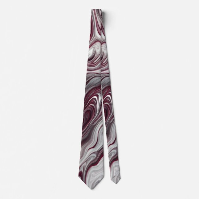 Mahogany Swirl Krawatte (Vorderseite)