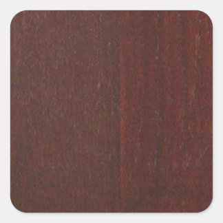 MAHOGANY Wood Finish Kaufen Blank Blanche fügen TE Quadratischer Aufkleber