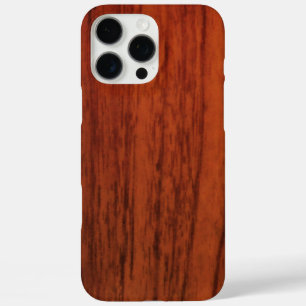 Mahogany Wood Print iPhone 16 Pro Max Hülle