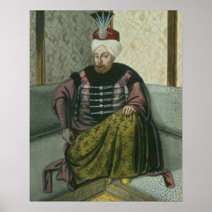Mahomet (Mehmed) (1642-93) Sultan IV 1648-87, von Poster