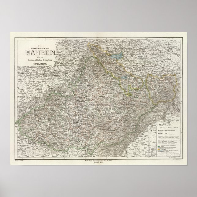 Mahren, Oesterr Schlesien Poster (Vorne)